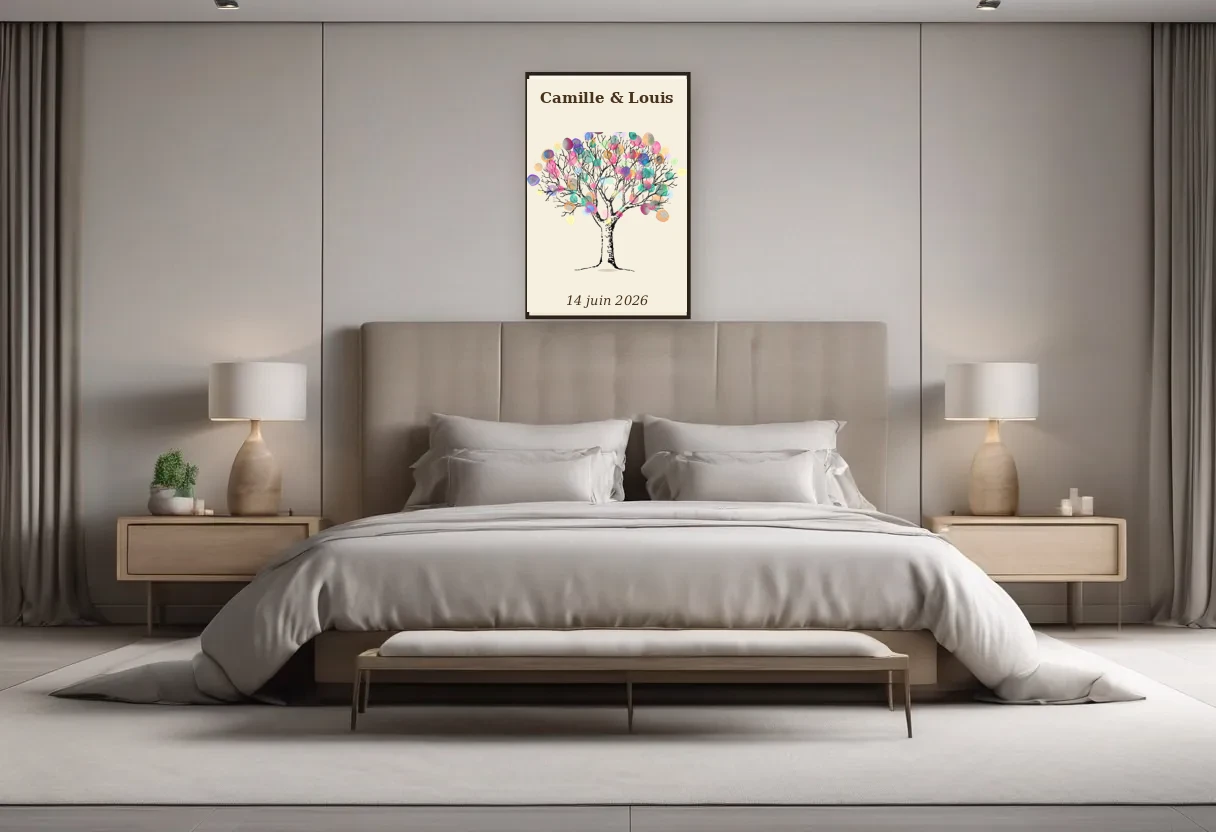 Affiche de l'arbre dans une chambre